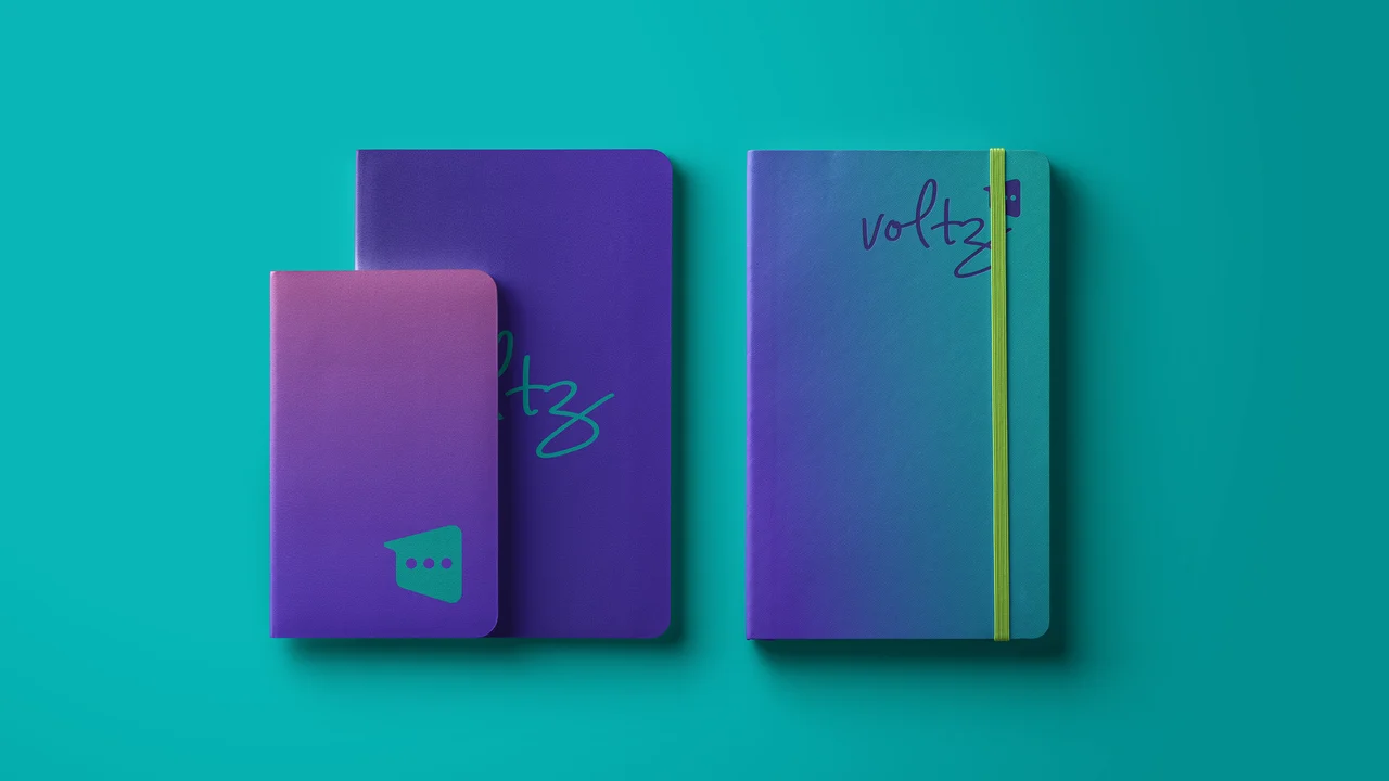 voltz — branded notebooks