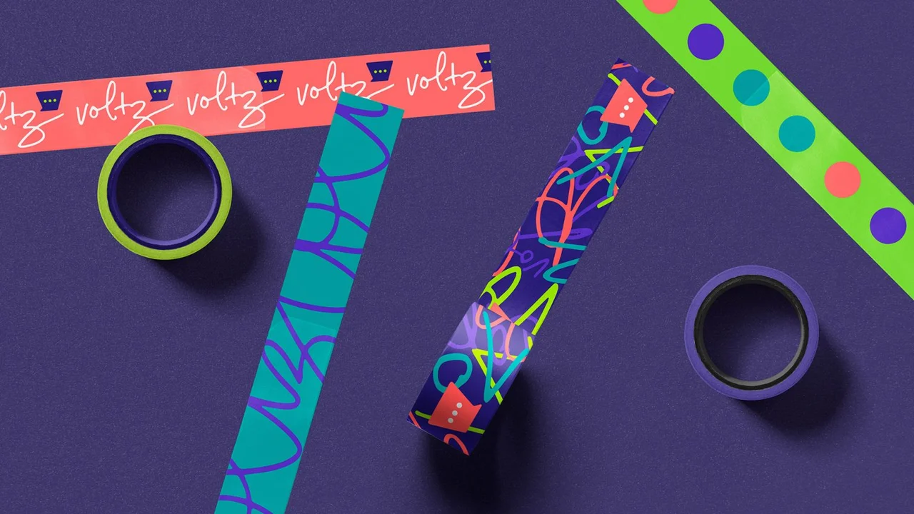 voltz — patterned adhesive tapes