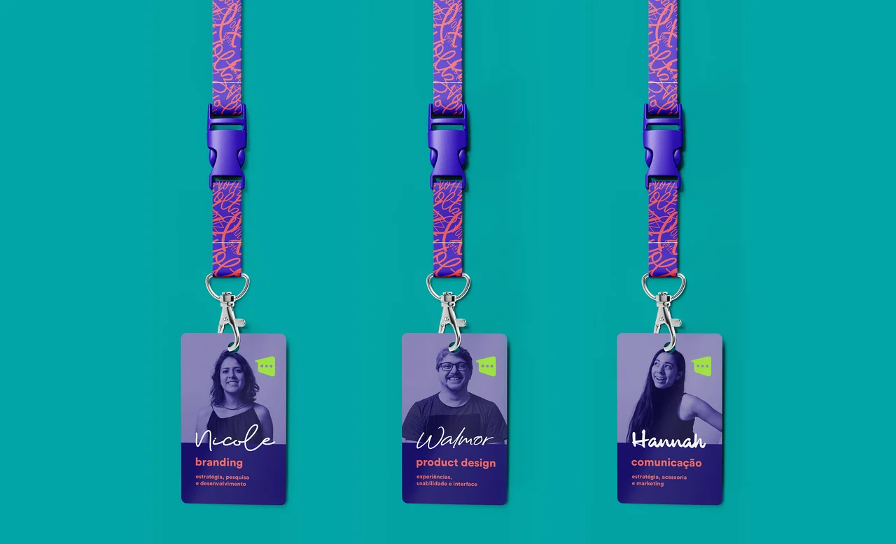 voltz — team badges and patterned lanyards